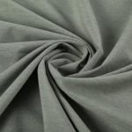 Soft gray fabric material suitable for custom uniforms and workwear production.