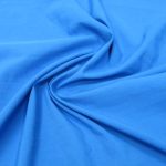 Bright blue custom workwear fabric ideal for uniforms from China manufacturer Sha. High-quality material perfect for durable, comfortable work clothing.