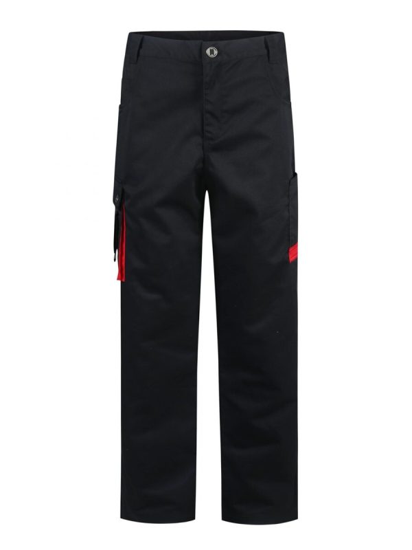 Workwear cargo pants for industrial uniforms with durable fabric and functional pockets, perfect for construction, manufacturing, and outdoor work environments.