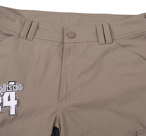 Cargo work shorts with reinforced stitching and custom embroidery for industrial and outdoor work environments. Perfect for durability and comfort in tough conditions.
