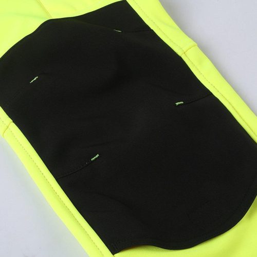 High-visibility safety vest with multiple pockets and reflective strips for construction and industrial workers. Customizable uniforms made in China for durable and professional workwear.