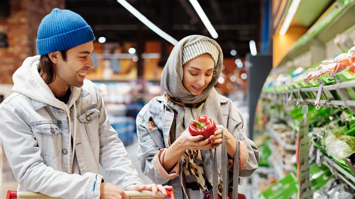 Pink-red-pepper-green-vegetables-checkout-store-people-ing-shop-0923.jpg.