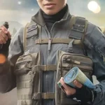 High-quality tactical outdoor jacket with multiple pockets and adjustable straps for military, hiking, or outdoor activities.