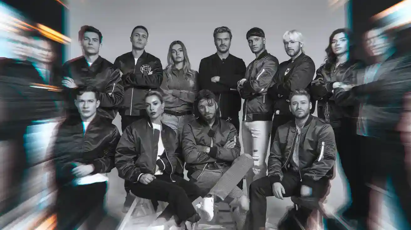 Fashionable work uniforms worn by diverse models, showcasing customizable clothing options for different industries in China. High-quality, stylish, and durable apparel perfect for professional environments.