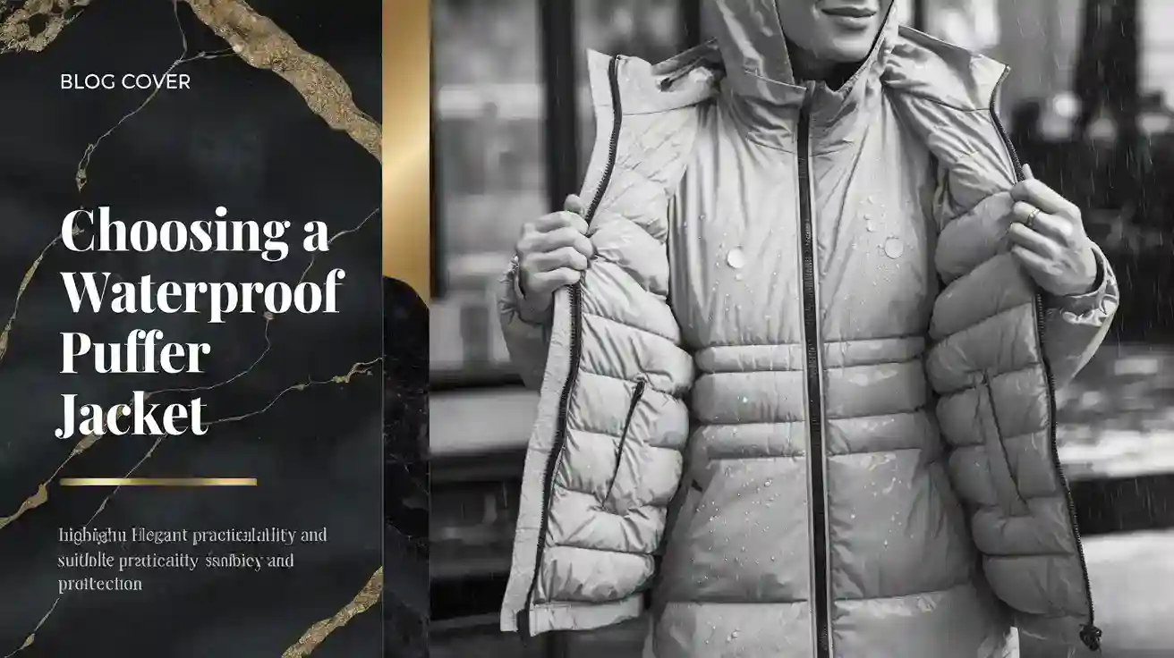 Waterproof puffer jacket for men, designed for outdoor winter activities, featuring high-quality insulation, water-resistant fabric, and a stylish, practical look for cold weather protection.