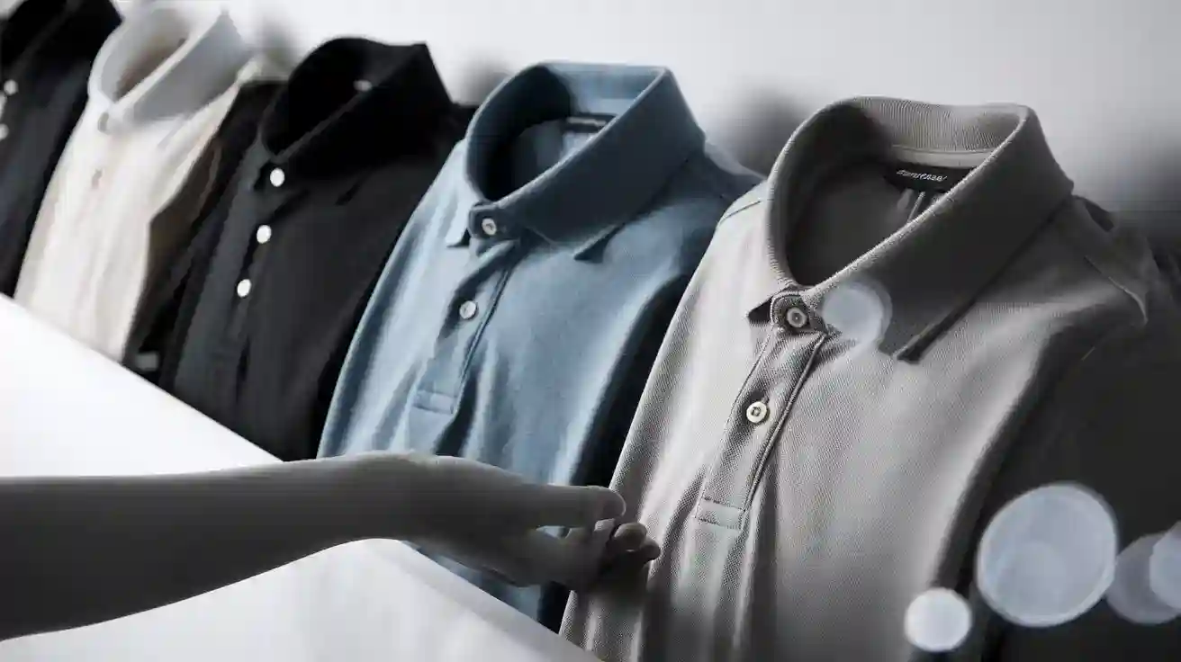 Premium custom dress shirts with logo embroidery, professionally manufactured in China for corporate branding and uniform solutions.