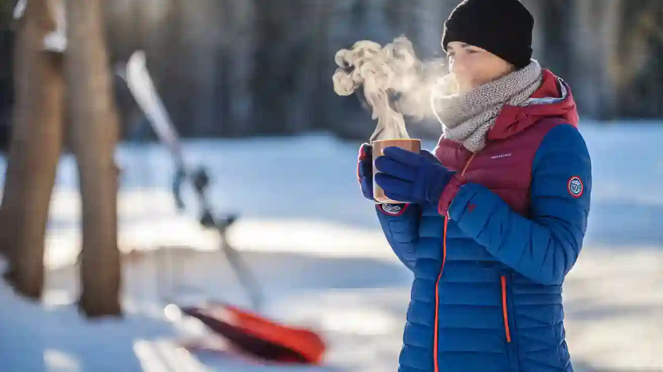 Warm winter outdoor jacket with insulated design, ideal for cold weather activities. Perfect for snow, outdoor work, or casual winter wear, offering comfort and protection in freezing temperatures.