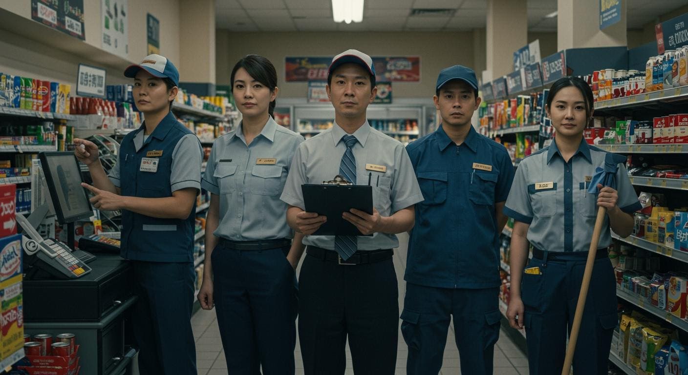 Convenience Store Uniform design for various positions