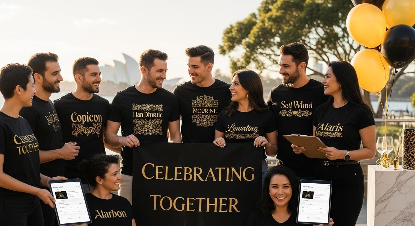 How to Order Personalized Shirts in Bulk for Australian Events