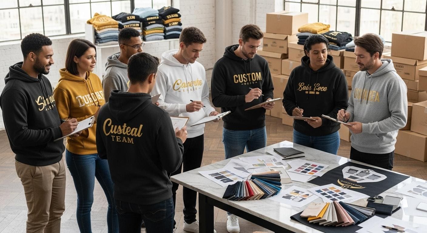 A Complete Guide to Ordering Custom Hooded Sweatshirts for Teams and Businesses