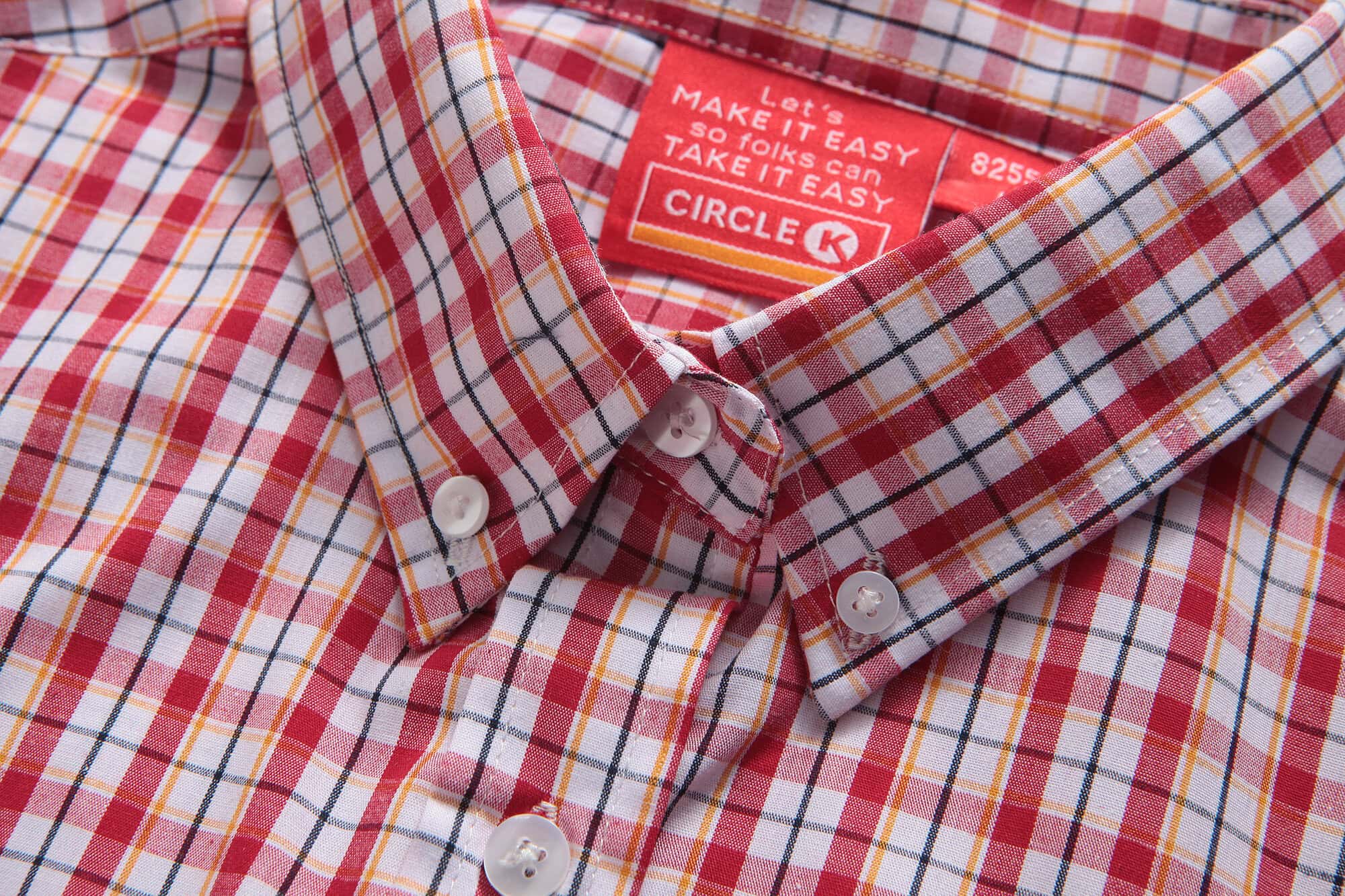 American convenience store circle K chain gas station employee uniform shirt