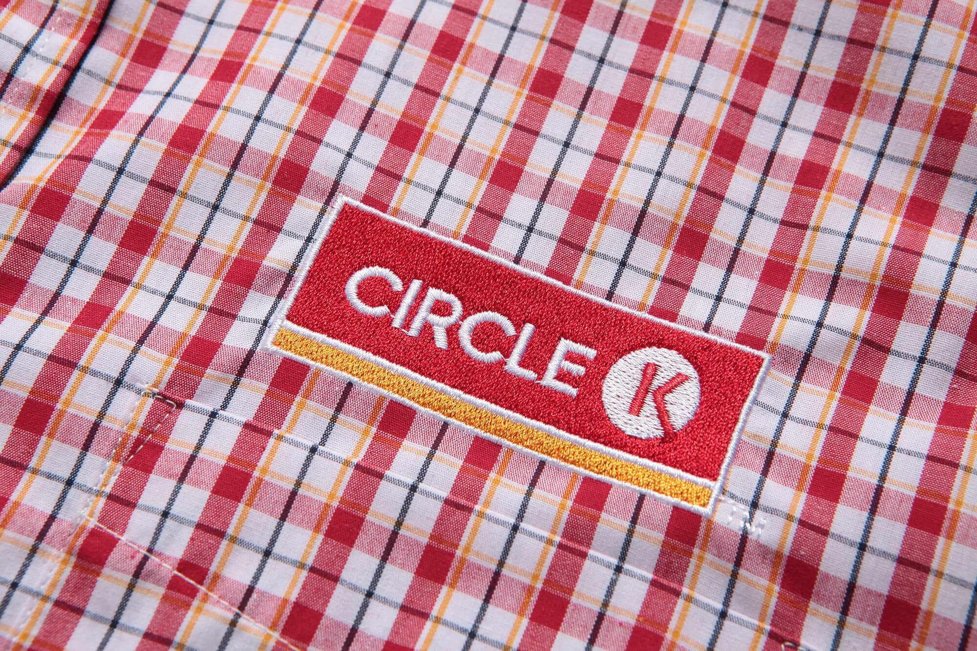 American convenience store circle K chain gas station employee uniform shirt