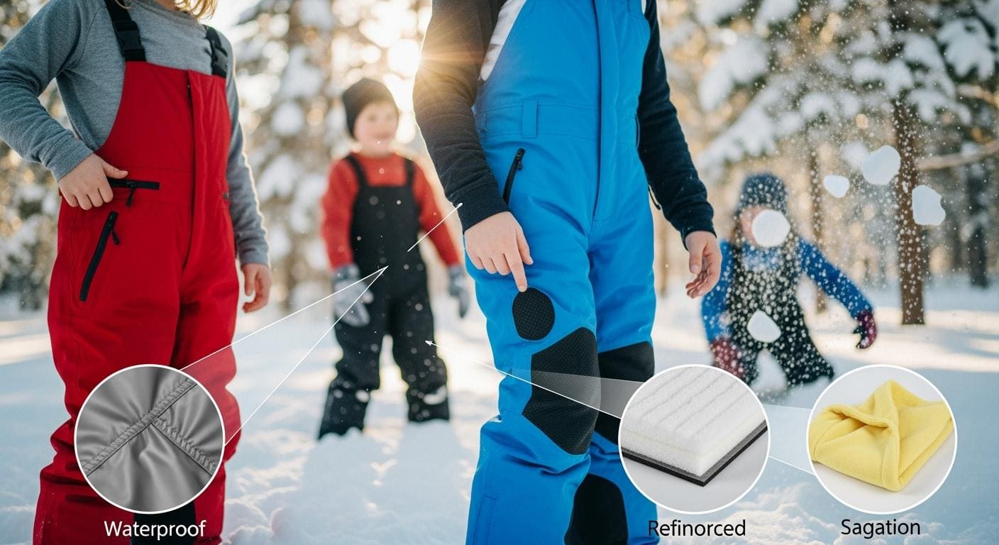 Complete Guide to Kids Snow Pants Materials and Features