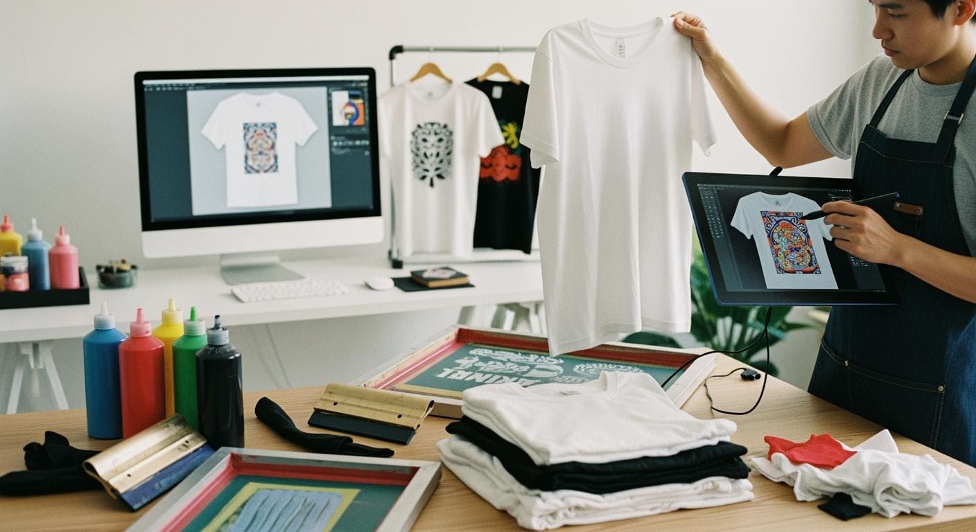 Everything you need to know to print tee shirts with your designs