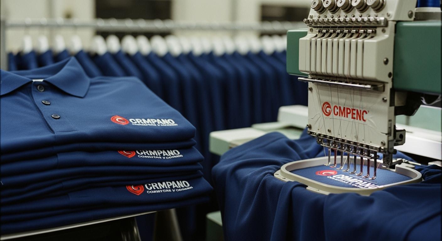 Durable retail uniform embroidery for long-lasting branding in bulk orders