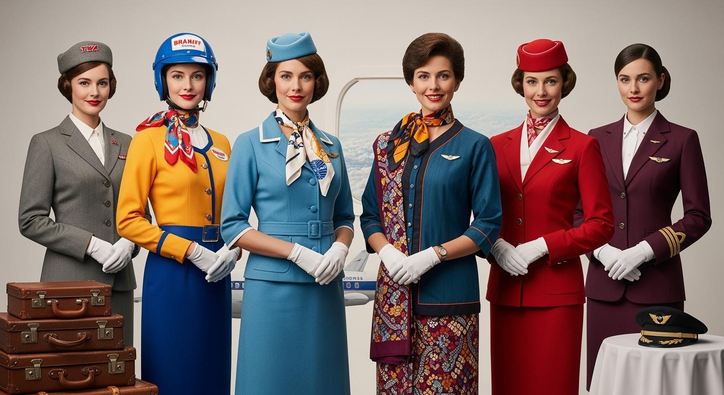 The Top 10 Most Iconic Stewardess Uniforms in Aviation History