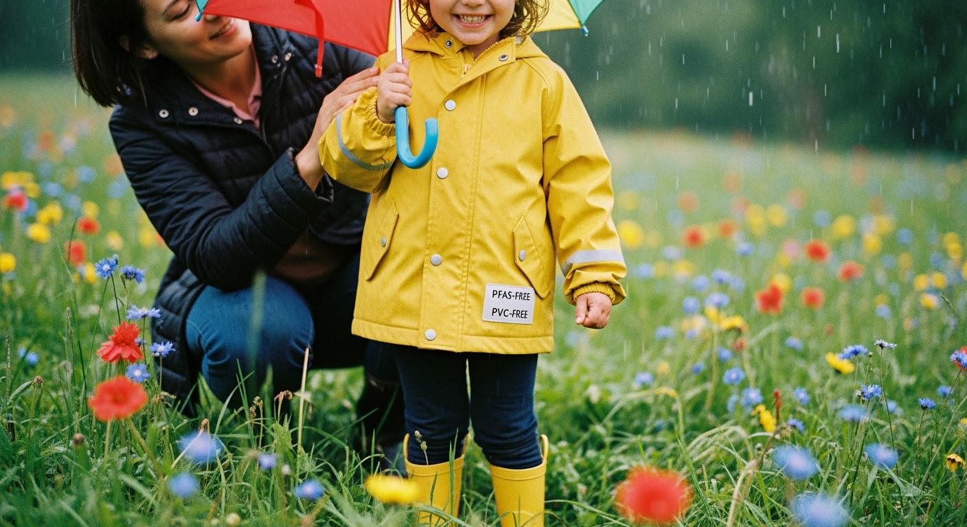 How to Find PFAS-Free and PVC-Free Kids Rain Jackets