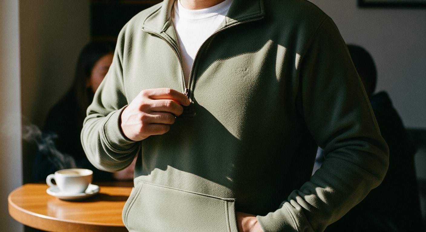 Understanding the half zip sweatshirt and its rise in popularity
