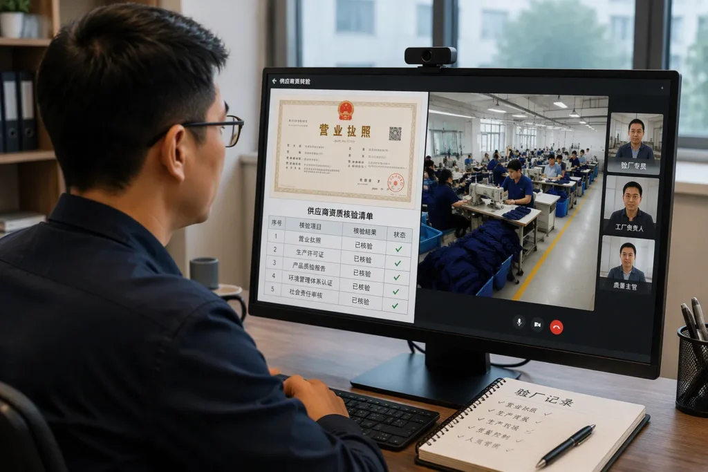 Verify a Chinese Clothing Manufacturer