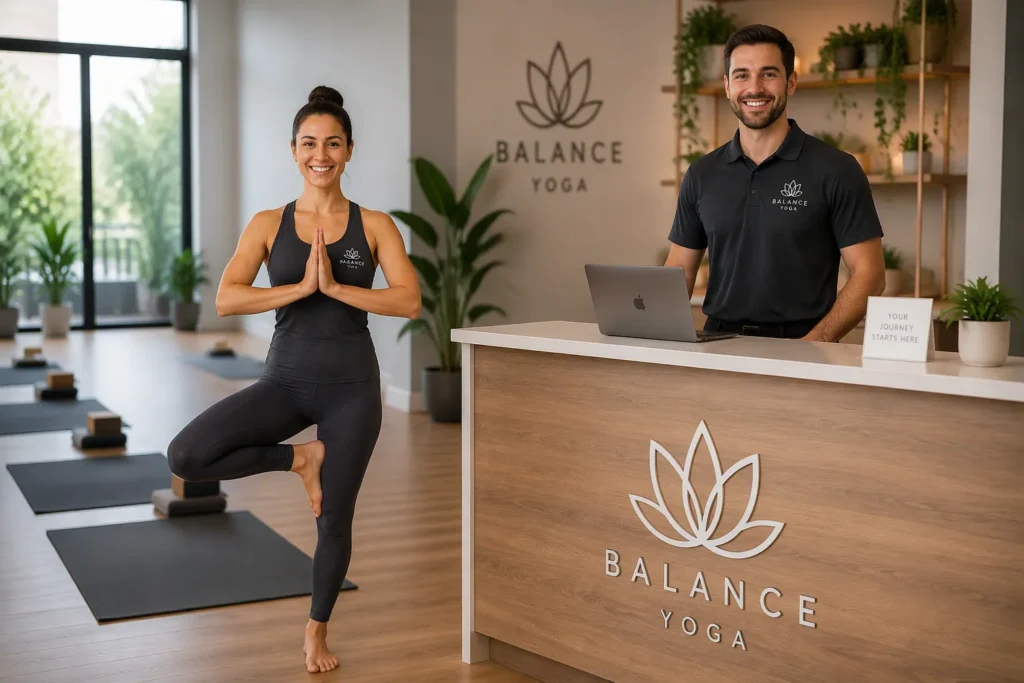 Yoga Studio Staff Uniform OEM China | Branded Instructor & Front-Desk Workwear