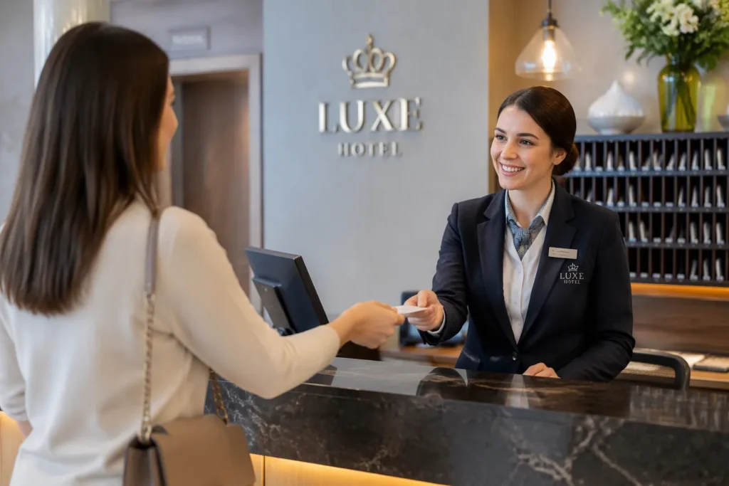 Hotel Front Desk Uniform OEM China | Branded Reception Workwear