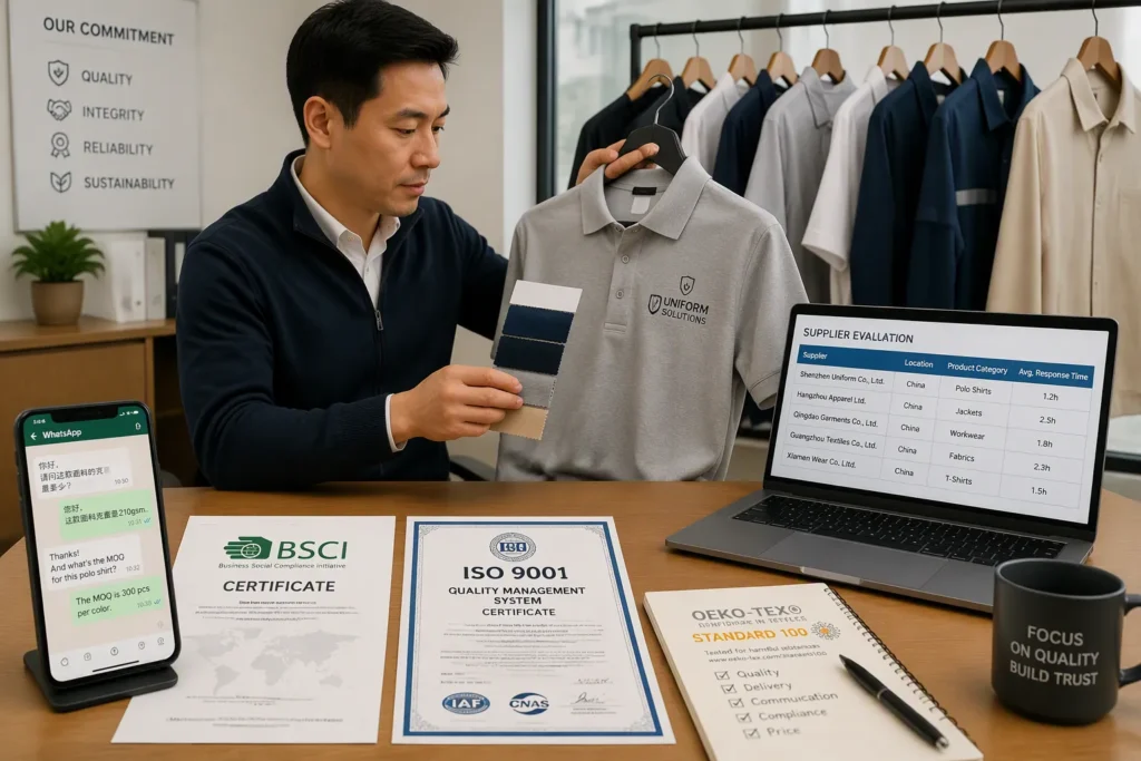 Check China Factory Capabilities and MOQs