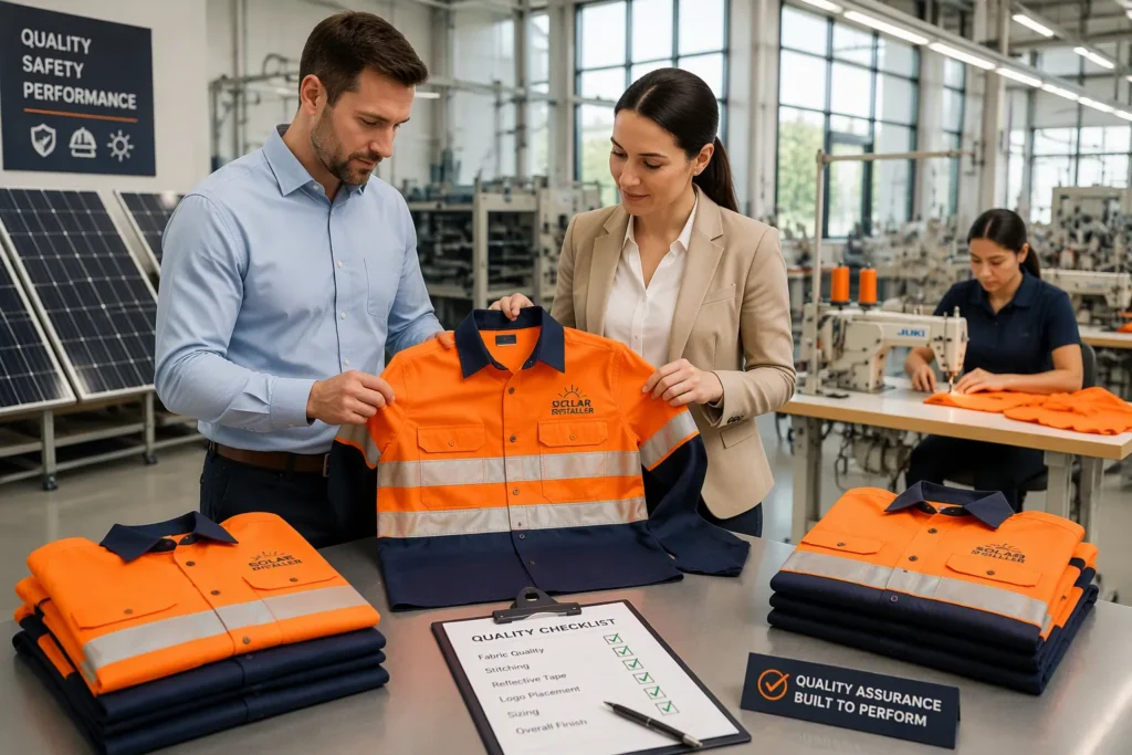 How to Identify a Trustworthy Chinese OEM for Solar Installer Uniforms