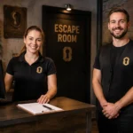 Escape Room Staff Uniform OEM China | Branded Front Desk & Game Master Workwear