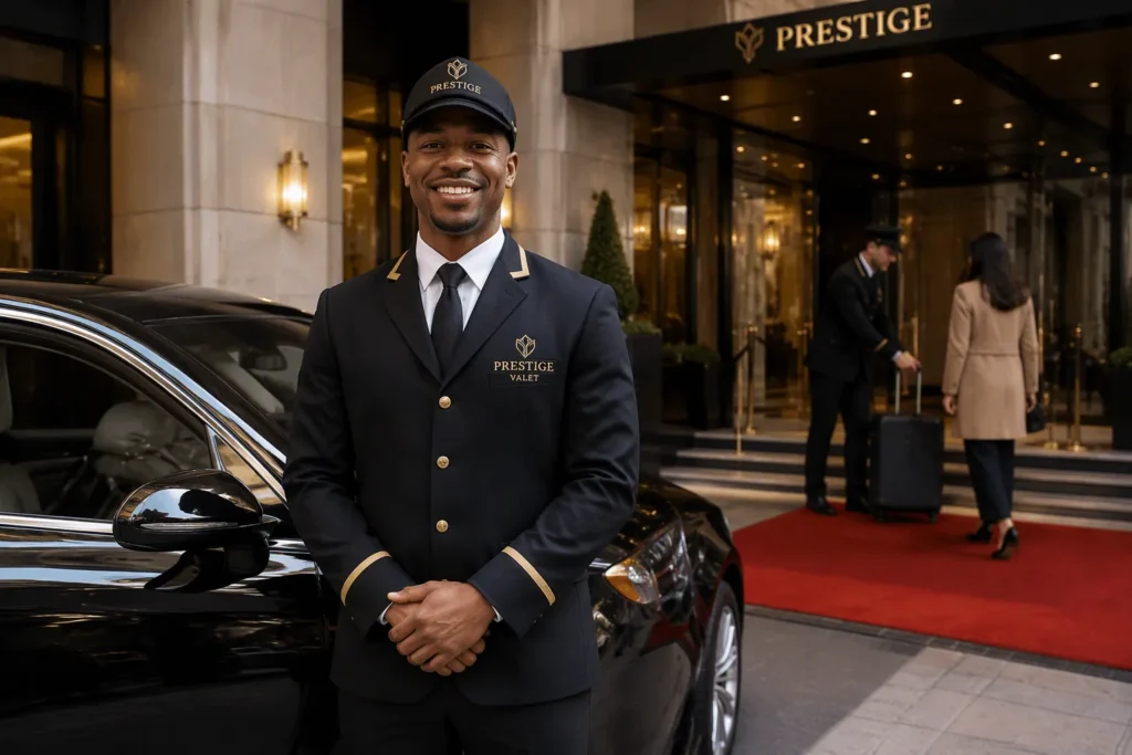 Valet Parking Attendant Uniform OEM China | Branded Hotel & Venue Valet Workwear