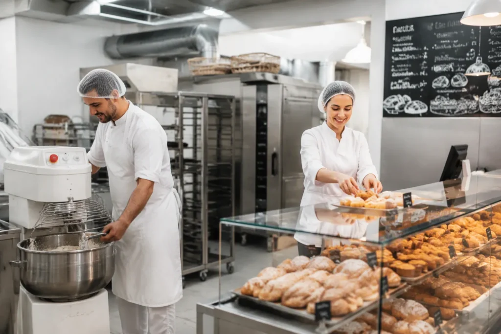 Bakery Production Uniform OEM China | Plant & Counter Staff Workwear