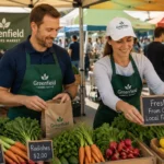 Farmers Market Staff Uniform OEM China | Branded Stall & Vendor Workwear