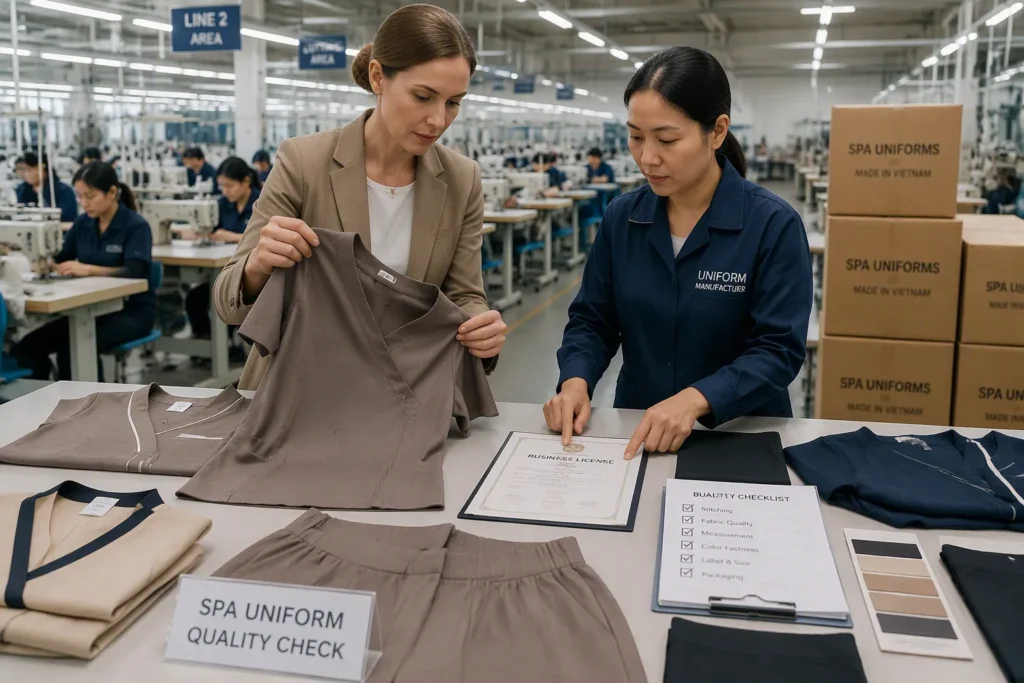 Buyer Checklist For Vetting Spa Uniform Suppliers
