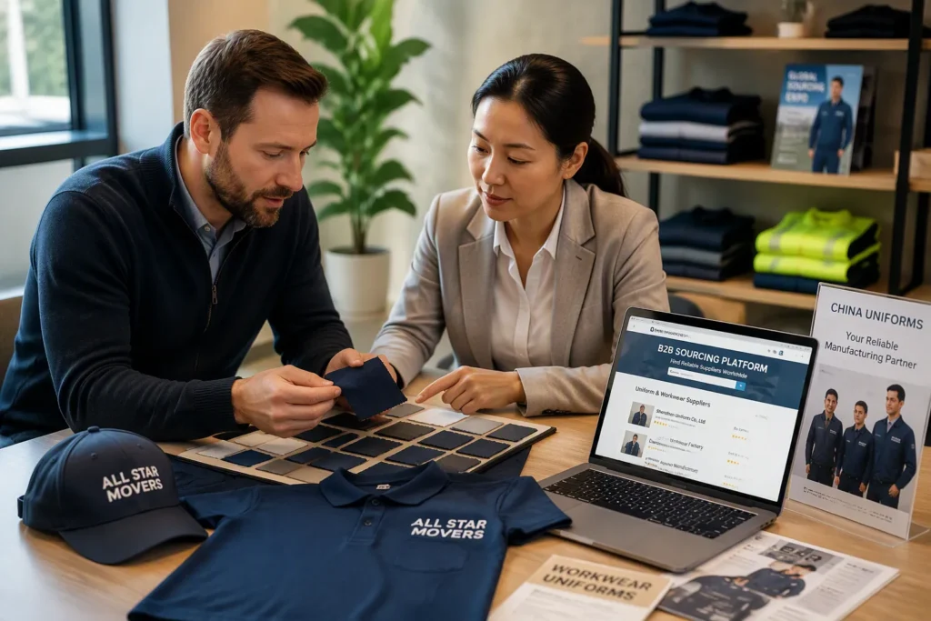 Sourcing a Moving Company Uniform OEM in China