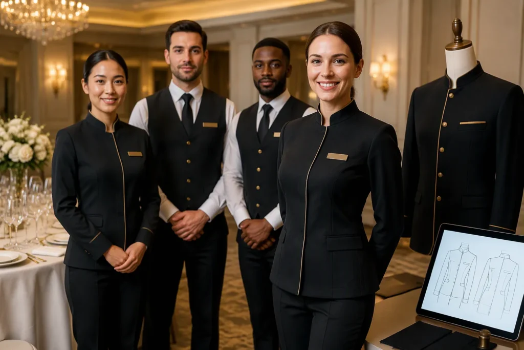 Banquet Server Uniform OEM China | Hotel Banquet Workwear OEM