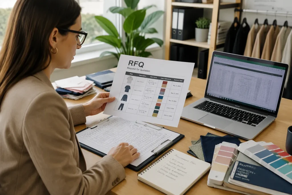 RFQ and Specs Table