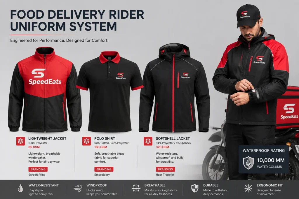 The Rider Uniform Spec Stack