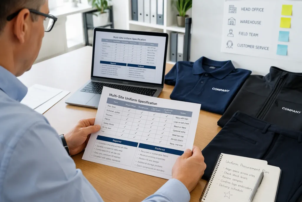 RFQ and Specification Table